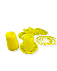 5 Pack Small (0.75 kg) Chick Feeders - Delta Incubators