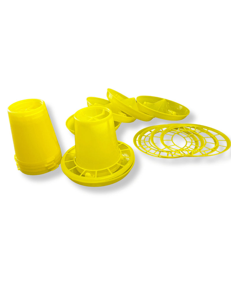 5 Pack Small (0.75 kg) Chick Feeders - Delta Incubators