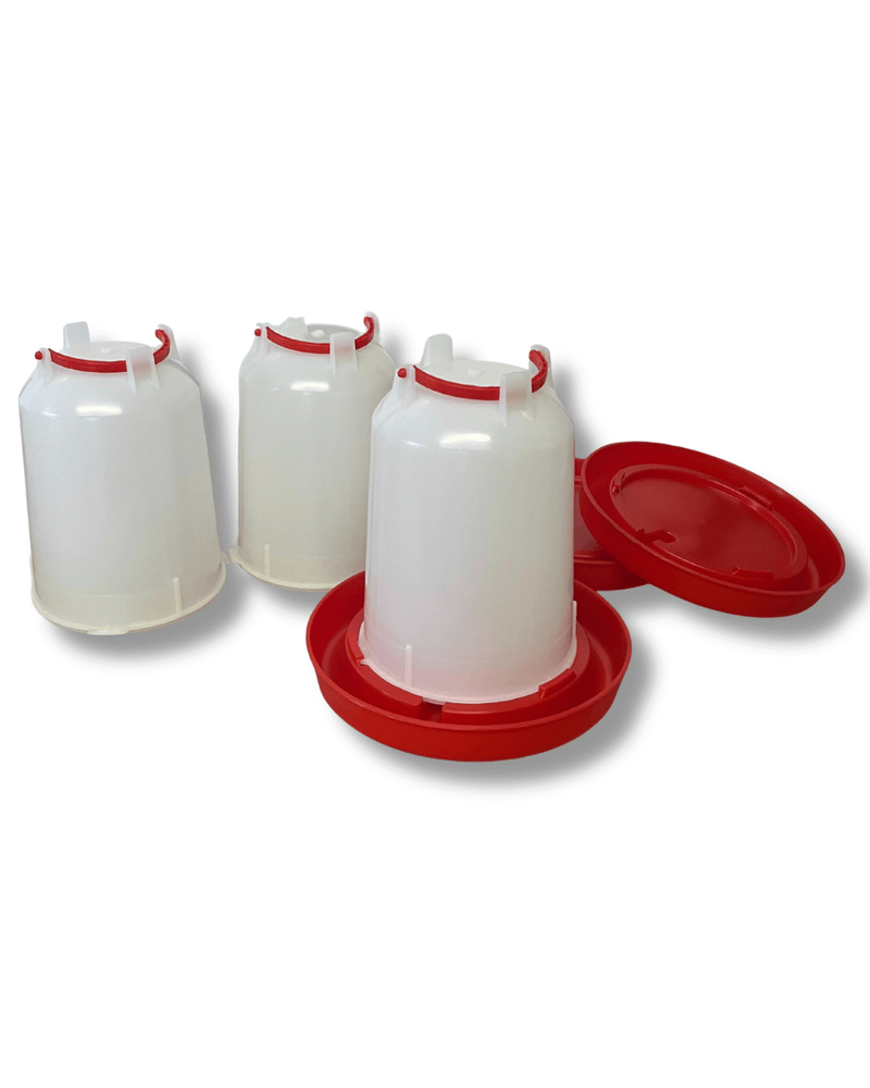 3-Pack 1 L Poultry Drinkers