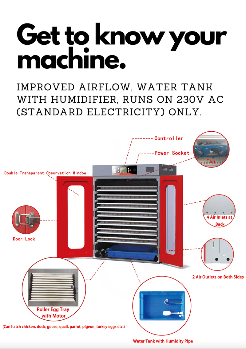 1000 Egg Continuous Incubation Combo Deal - Delta Incubators
