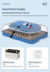 Platinum Range 70 Egg Incubator, Setter and Hatcher