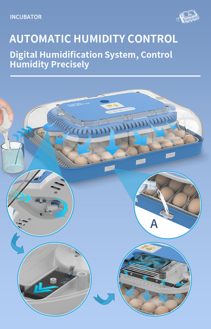Platinum Range 70 Egg Incubator, Setter and Hatcher